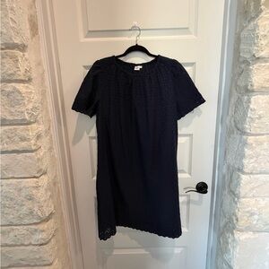 GAP Navy Blue Eyelet Dress
